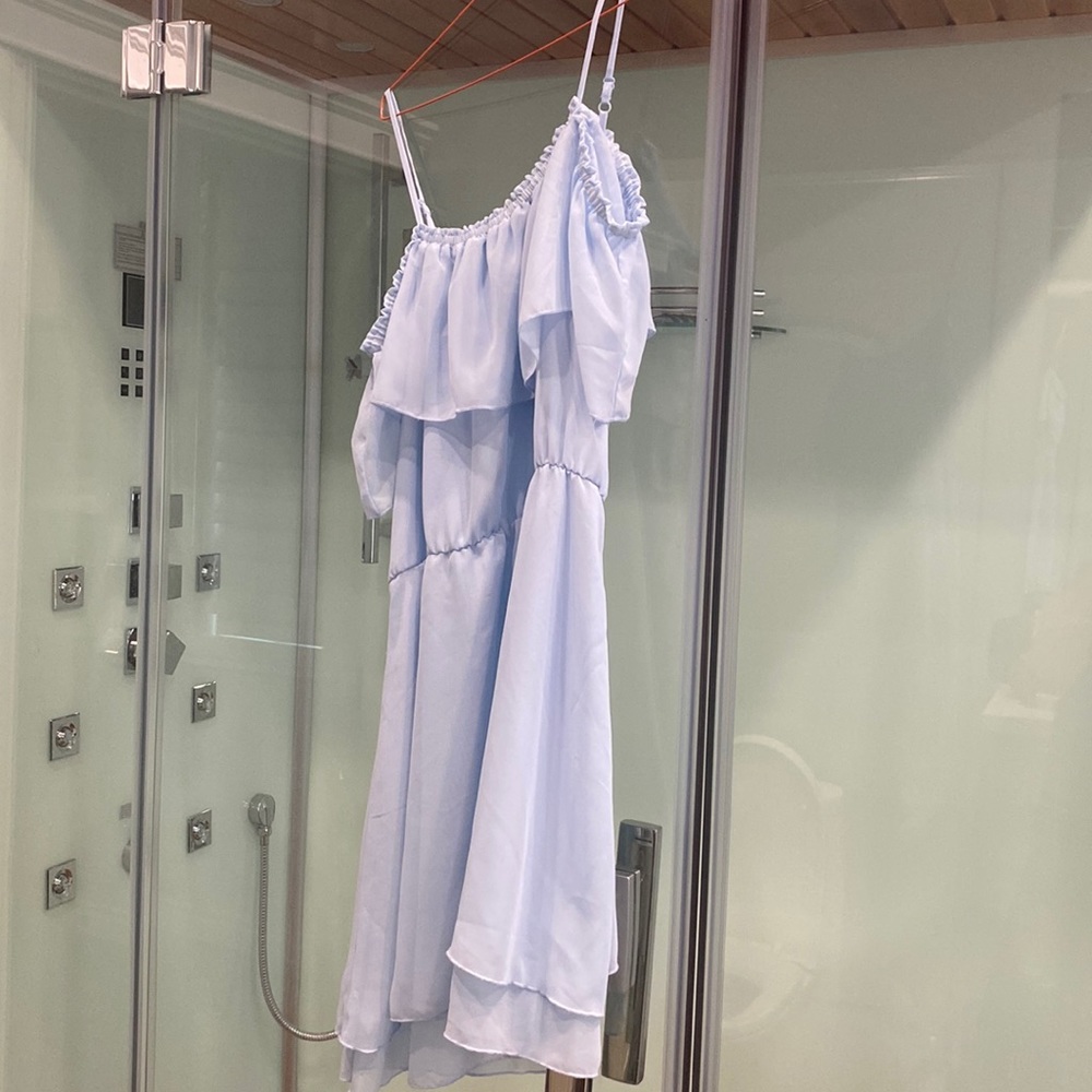 Divided Powder Blue dress - Picture 1 of 3